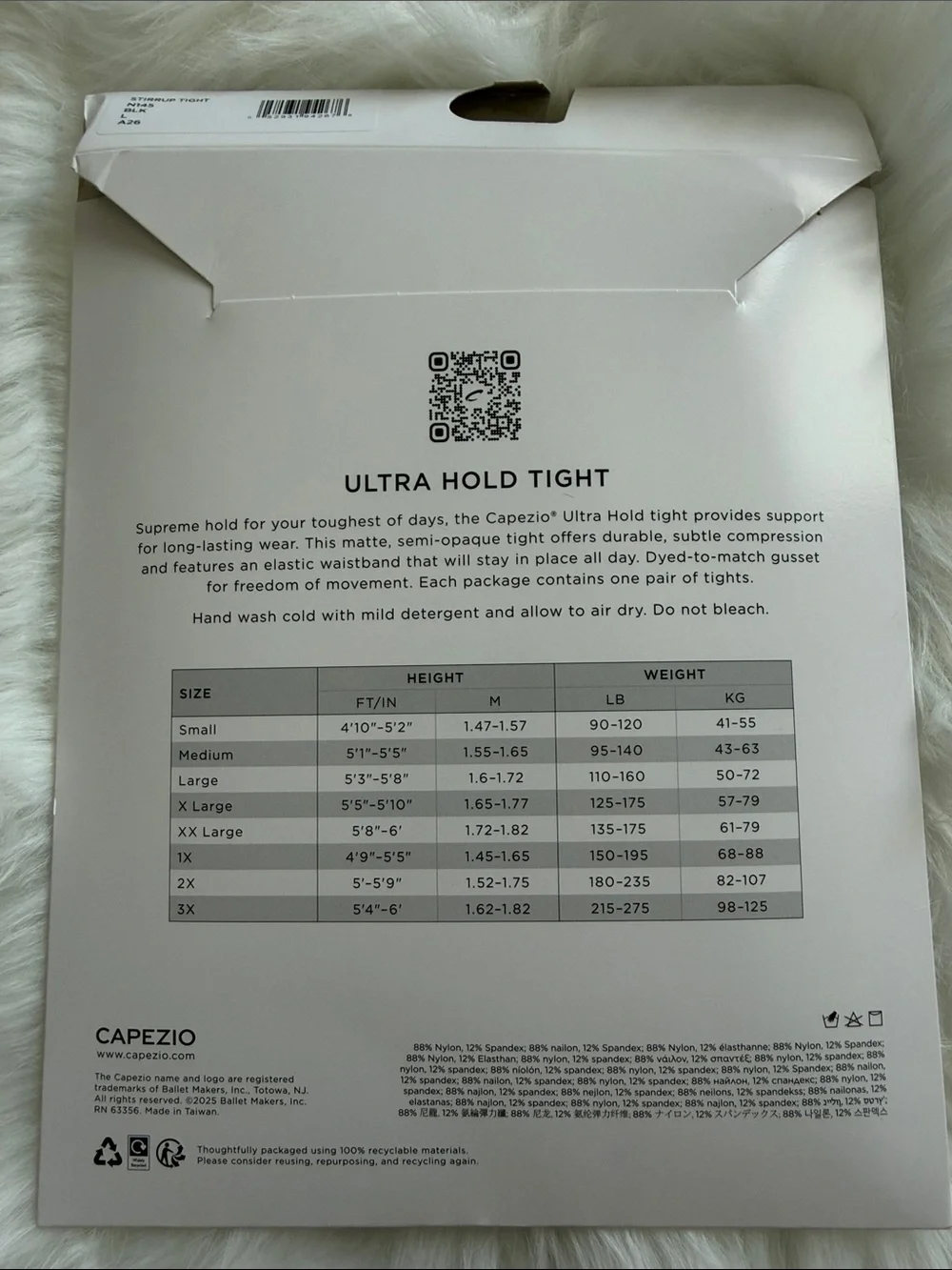 Capezio Ultra Hold Tight Stirrup Tight